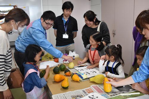 カボチャを使ってランタン(2019-10-25)