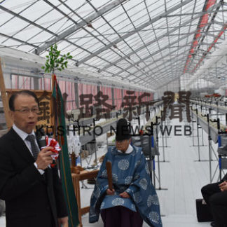 夏イチゴの産地に(2019-10-20)