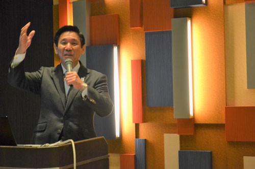 具志堅幸司氏 「五輪と世界平和」テーマに講演(2019-11-23)