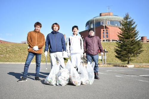 みなとライオンズク まりも支部が清掃奉仕(2019-11-14)