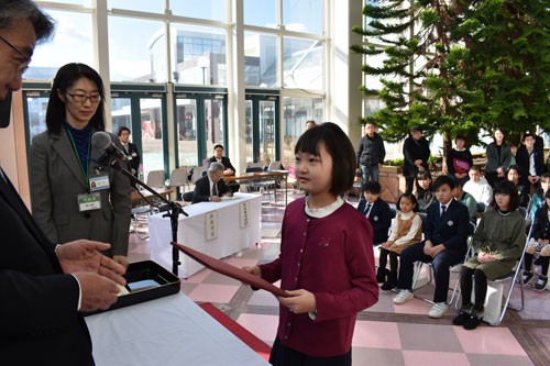 「税に関する書道展」 表彰式(2019-11-20)