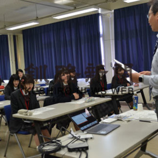 商業高校が出前授業(2019-10-20)