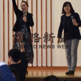 桜木紫乃さん母校でトーク(2019-11-09)