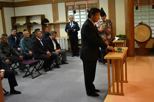 シシャモ漁の安全操業と大漁祈願(2019-10-23)