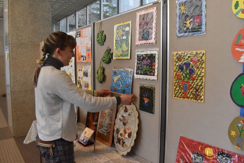 ロシア姉妹園と合同作品展(2019-10-23)