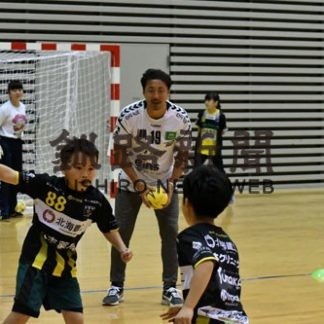 ハンドボールの基礎学ぶ(2019-10-27)