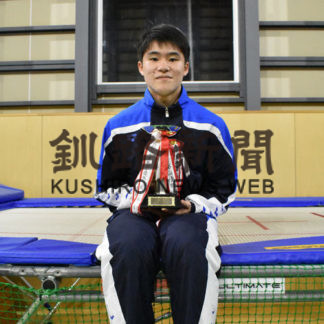 トランポリン道選手権大会で優勝(2019-10-20)