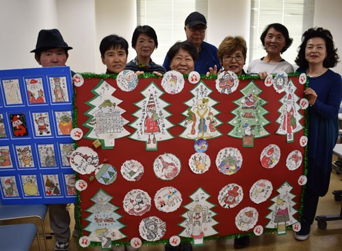 「なでしこの会」絵手紙展(2019-11-19)