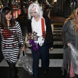 仮装を楽しみ　末広ごみ拾い(2019-10-27)