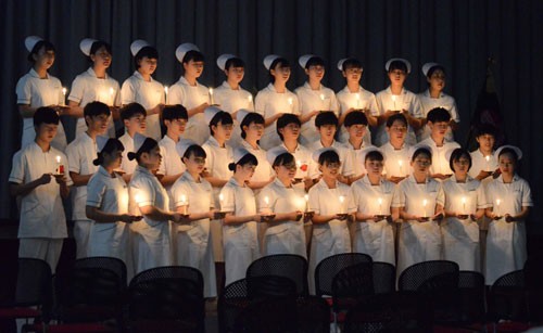 孝仁会で戴帽式(2019-10-24)