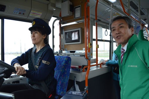 バス運転体験・合同就職相談会in釧路(2019-10-27)