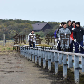 春国岱のごみを拾い(2019-10-20)