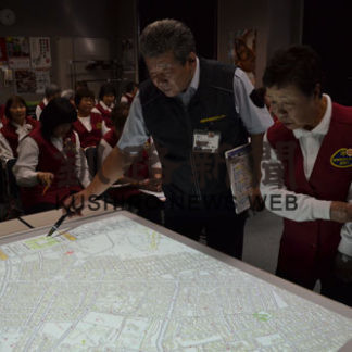 机上訓練で防災意識を高める　釧路市家防員(2019-09-27)