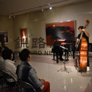 ベースとピアノ　絵画に囲まれ演奏　釧路湿原美術館(2019-09-24)