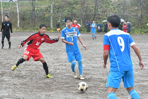釧工業13年ぶりV 高校サッカー(2019-10-22)