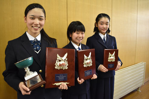 標茶高校の本田さん2連覇 全道高等英語弁論大会(2019-09-27)
