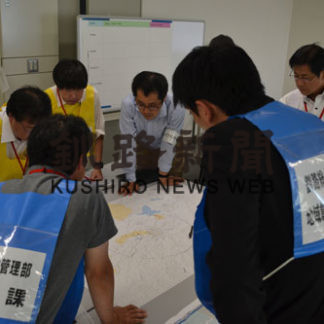 雌阿寒岳　火山噴火に備え　危機管理演習(2019-09-27)