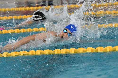 自己記録更新を目指す 水泳釧路市体育祭(2019-09-22)