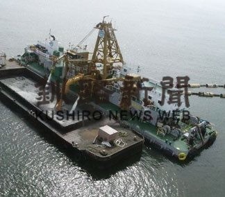 利便性向上へ工事着々　釧路港(2019-09-30)