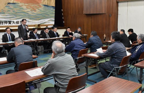 根室でタコ空釣り漁業指導会議(2020-01-11)