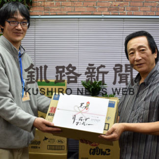 はしどい学園にお菓子セット寄贈(2020-01-07)