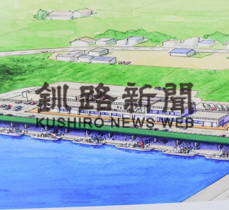道内初　人工地盤と事務所を併設(2019-08-24)