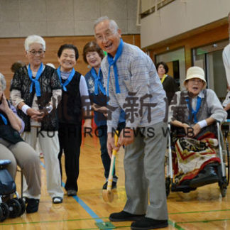 軽スポーツ通じ親睦　身障者交流会(2019-08-29)