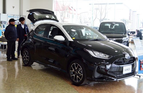 新型「ヤリス」体感を ネッツトヨタ釧路文苑店でお披露目きょうまで(2020-01-12)