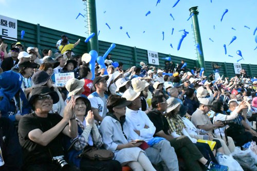 釧路ファン熱い声援(2019-08-28)