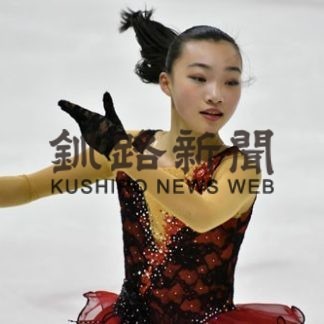 全道中学スケート　山﨑（附属）出遅れ８位(2020-01-12)