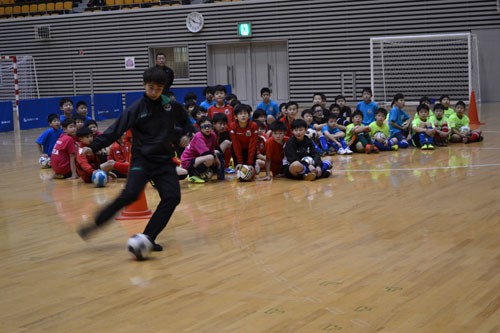 なでしこリーグ選手がサッカー教室(2020-01-10)