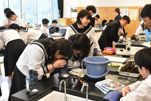 羅臼知床未来中 移動理科教室(2019-08-31)