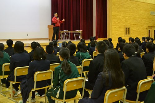 鳥取中で出前授業(2020-01-28)