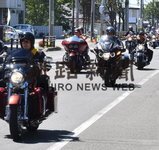 バイクの日に街頭啓発(2019-08-22)