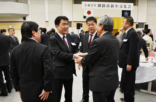 釧路市新年交礼会、出席者抱負(2020-01-06)