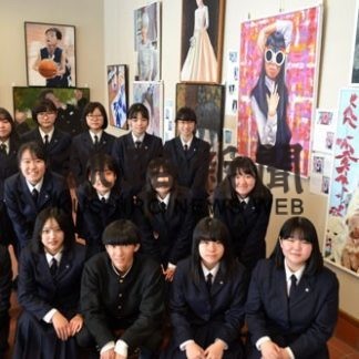 北陽高校美術部が校外展(2020-02-15)