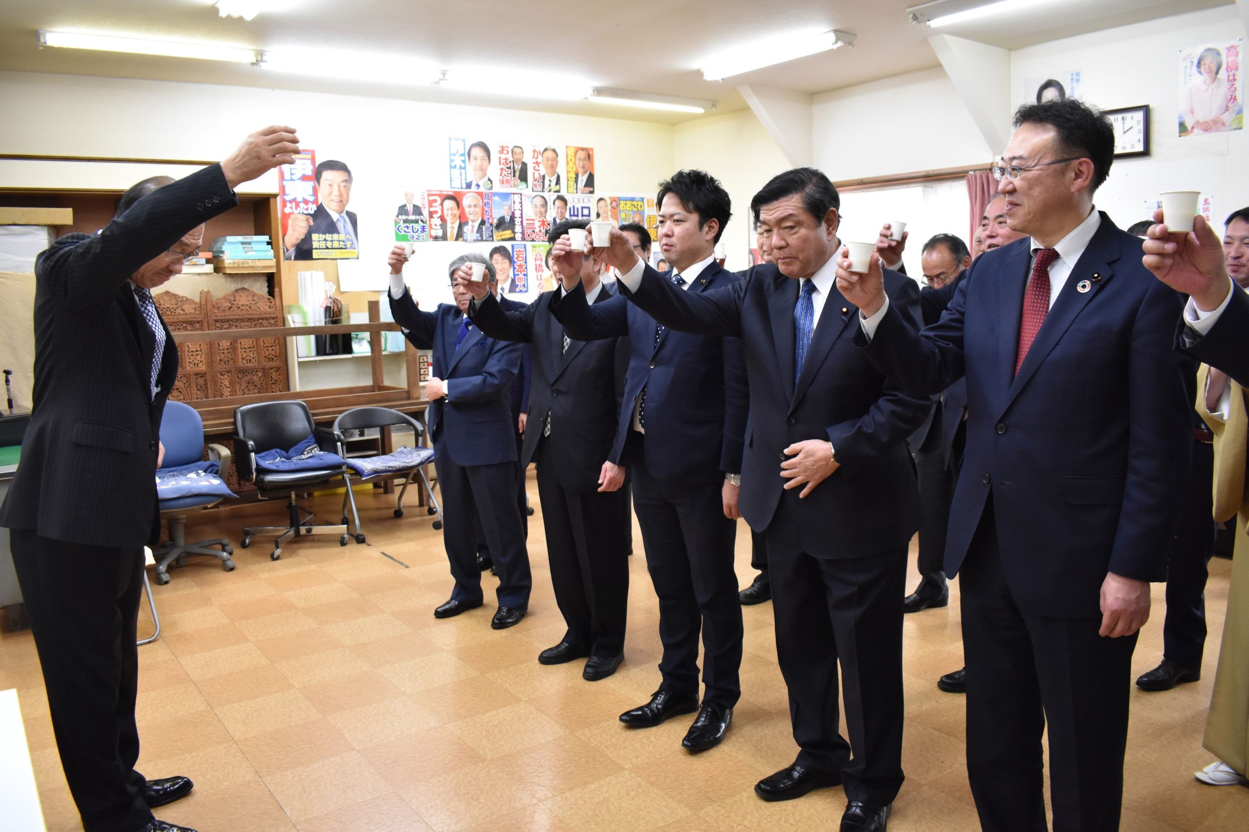 自民党釧路市支部で安全祈願神事(2020-01-06)