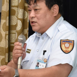 身近でできる　防火防災学ぶ　愛国地区老人大学(2019-09-06)