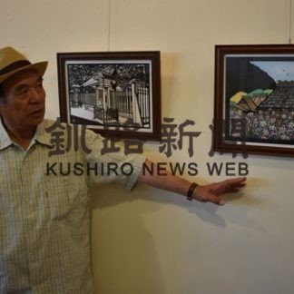 日本の伝統風景切り絵で表現川村さん(2019-08-06)