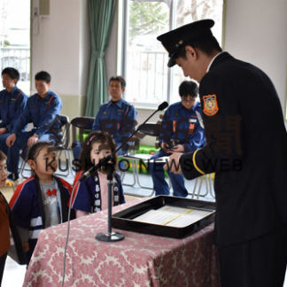 防火法被まとう　美原つくし幼稚園(2019-05-01)