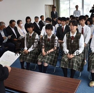 無料で学習支援　公営塾開講式(2019-07-30)