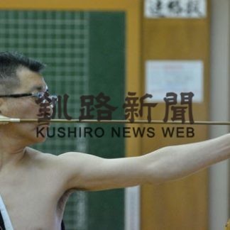 弓道寒稽古閉会射会(2020-02-24)