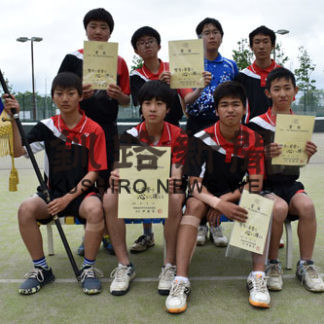 釧共栄 4戦全勝で初Ｖ 中体連ソフトテニス(2019-06-25)_2