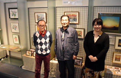 風景や花々光個性　郷土画家３人展(2021-04-07)
