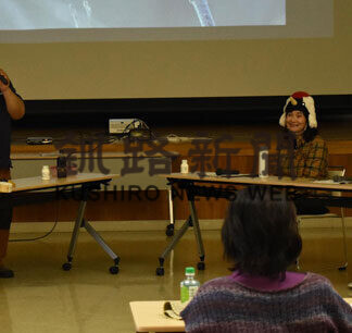 シマエナガでまちをＰＲ(2021-04-24)