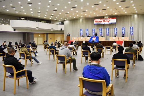 コロナ禍での困窮学生支援 連合メーデー大会(2021-04-30)