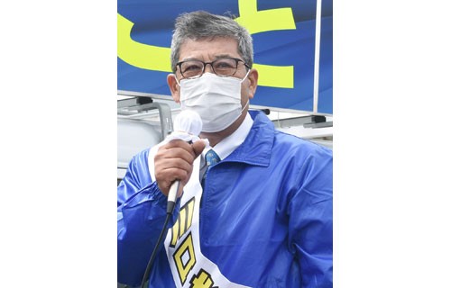 標津町長選告示 2新人の争いに_1(2021-05-26)