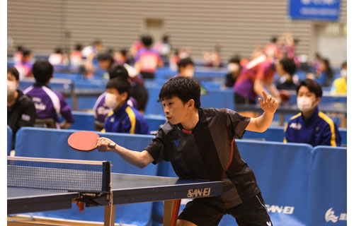 卓球 意地見せた釧明輝(2021-06-22)