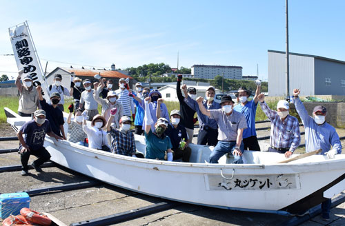 手こぎの技新人に伝授、釧路ゆめこい渡しが講習会(2021-07-22)