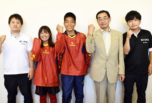 サッカー成央FC全道U12大会での健闘誓う(2021-07-29)